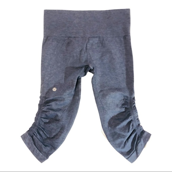 Lululemon In the Flow II Crop Blue Legging 4 - Picture 4 of 11